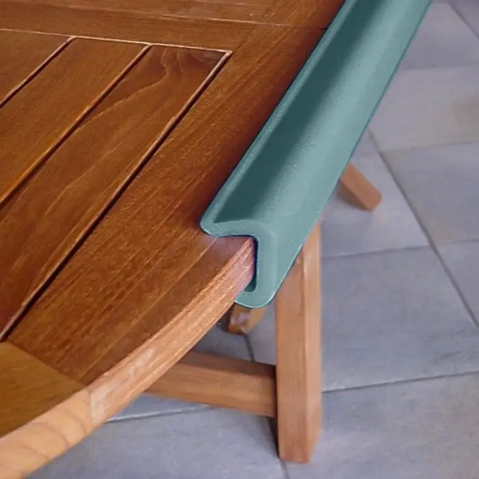 Profil Din Spuma PEE, U Tulip Lungime 1000 mm, Dimensiuni A-B-C-D 16 x 7 x 3 x 29 mm, Culoare Verde, Metri / Pachet 100-Polie...