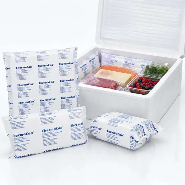 Foam Bricks Cooling Packs -21°C, Dimensions 280 X 190 X 26 mm, Weight 1300 g, White / Blue, Pieces / Pack of 12