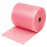 Pink Small-Bubble Wrap, Width 300 mm, Length 100 m, 2 Layers, Thickness 60 microns