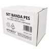 Set Banda PES 13 mm, 375 KGF, 250 m, Cutie Dispenser cu Derulare + 100 Cleme Fosfatate-Banda PES