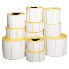 Etichete Autoadezive EcoThermal Diametru Interior 40 mm, Dimensiuni 72 x 51 mm, Culoare Alb, Nr. Etichete 1000-Role Termice