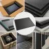 Placa Polietilena Expandata Lungime 2 m, Latime 1.2 m, Grosime 40 mm, Culoare Negru-Folie Si Placa Polietilena Expandata PEE