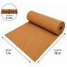 Izolator Pluta Naturala ECO, 10 m²/rola Lungime 10 m, Latime 1 m, Grosime 5 mm, Culoare Maro-Ambalaje Ecologice
