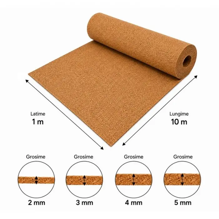 Izolator Pluta Naturala ECO, 10 m²/rola-Ambalaje Ecologice