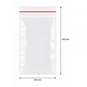 Pungi Cu Fermoar Ziplock, Standard, 120 x 180 mm, 50 my, Buc / Pachet 100-Pungi Cu Inchidere Zip Sau Slider