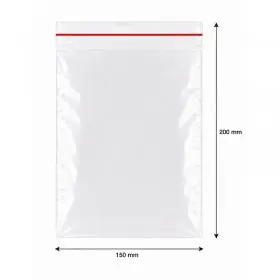 Ziplock Zipper Bags, Standard, 150 x 200 mm | INATECH Packaging