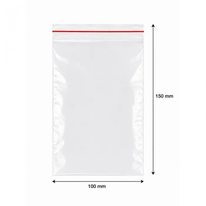 Pungi Cu Fermoar Ziplock, Standard, 100 x 150 mm, 50 my, Buc / Pachet 100-Pungi Cu Inchidere Zip Sau Slider