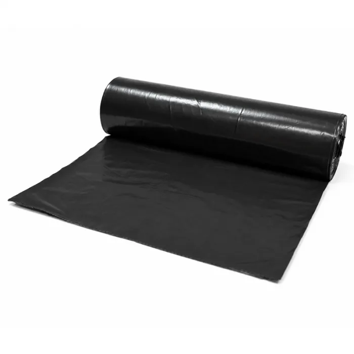 Saci Menajeri Din LDPE Reciclat Tip Sac Gros, Litri 240, Grosime 30 my, Dimensiuni 1100 x 1250 mm, Culoare Negru, Saci/Rola 1...