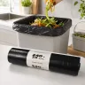 Saci Menajeri Din LDPE Reciclat Tip Sac Gros, Litri 240, Grosime 30 my, Dimensiuni 1100 x 1250 mm, Culoare Negru, Saci/Rola 1...