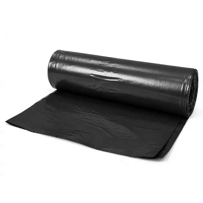 Saci Menajeri Din LDPE Reciclat Tip Sac Gros, Litri 280, Grosime 35 my, Dimensiuni 1200 x 1450 mm, Culoare Negru, Saci/Rola 5...