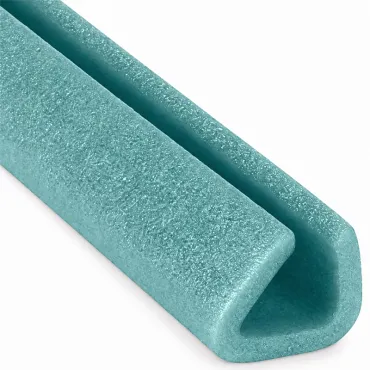Profil Din Spuma PEE, U Clasic Lungime 2000 mm, Dimensiuni A-B-C-D 62 x 60 x 86 x 12 mm, Culoare Verde, Metri / Pachet 100