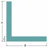 Profil Din Spuma PEE, Tip L Lungime 2000 mm, DIMENSIUNI A-B 50 x 50 mm, Grosime 6 mm, Culoare Verde, Metri / Pachet 360-Polie...