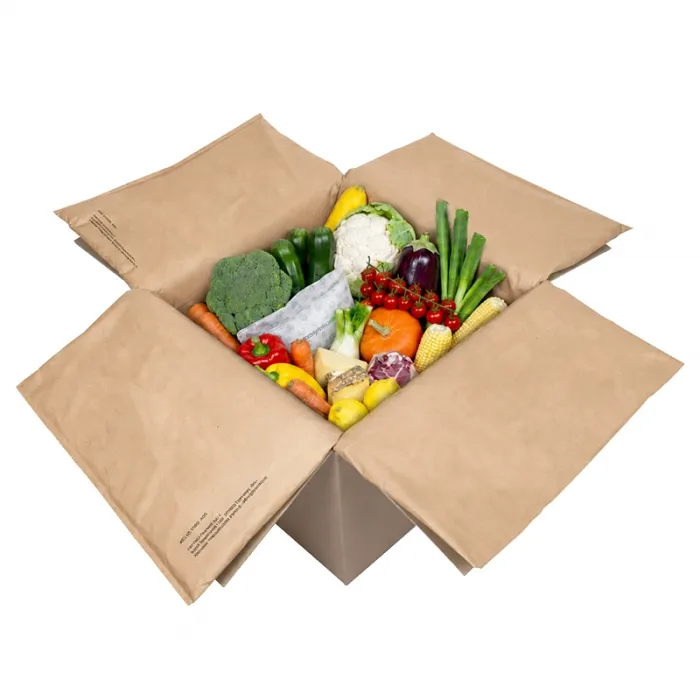 Kit Termoizolant Fresh Paperfloc M33, Dimensiuni interioare 362 x 362 x 251 mm, Volum 33 L-Cutii Termo Fresh Pentru Produse P...