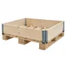 Rama din Lemn Masiv pentru Paleti 60 × 80 x 20 cm-Ambalaje Din Lemn