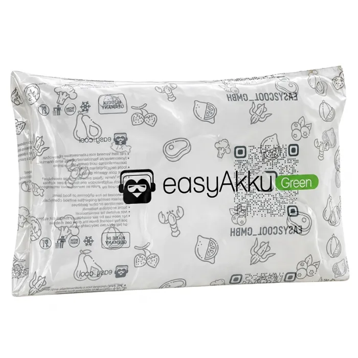Rezerve De Racire Easy Akku Green Dimensiuni 110 X 175 X 20 mm, Greutate 250 gr-Rezerve De Racire Din Plastic