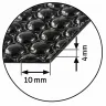 Folie Cu Bule Mici Neagra Latime 1000 mm, Lungime 100 m, Straturi 2, Grosime 70 my-Folie Cu Bule De Aer Mici