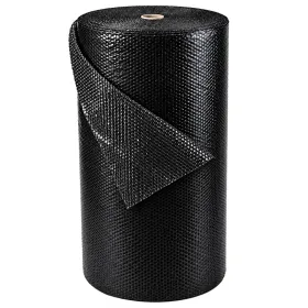 Folie Cu Bule Mici Neagra Latime 1000 mm, Lungime 100 m, Straturi 2, Grosime 70 my-Folie Cu Bule De Aer Mici