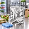 Punga Termoizolanta Cu Fermoar Isothermal Pouch Dimensiuni 200 X 250 mm, Clapeta 70 mm, Culoare Argintiu, Tip Doar Zip-Pungi ...