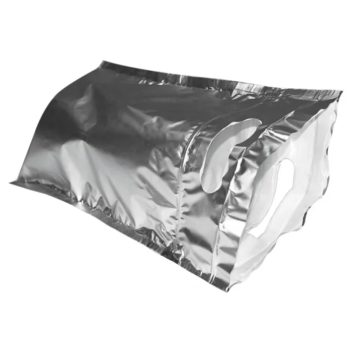 Punga Termoizolanta Cu Fermoar Isothermal Pouch Dimensiuni 200 X 250 mm, Clapeta 70 mm, Culoare Argintiu, Tip Cu Maner si Zip...