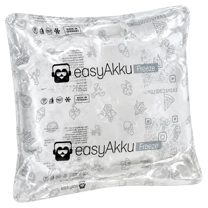 Rezerve De Racire Easy Akku Freeze Dimensiuni 155 X 175 X 25 mm, Greutate 500 gr-Rezerve De Racire Din Plastic