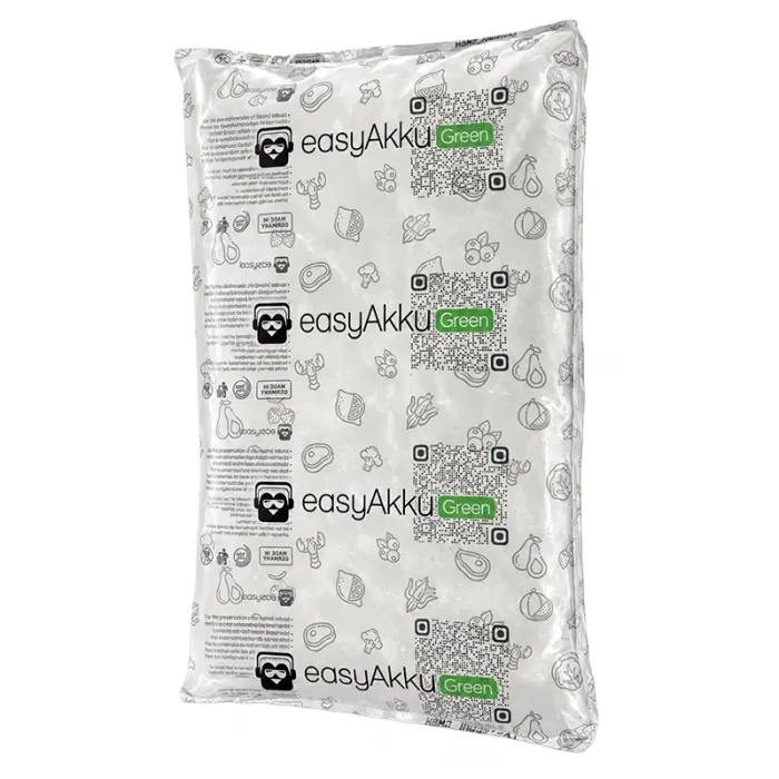 Rezerve De Racire Easy Akku Green Dimensiuni 250 X 175 X 30 mm, Greutate 1000 gr-Rezerve De Racire Din Plastic