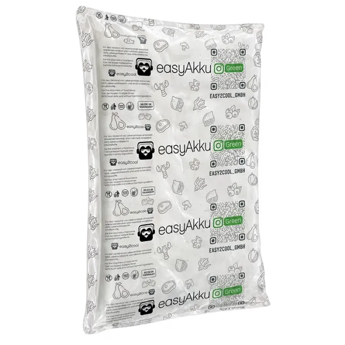 Rezerve De Racire Easy Akku Green Dimensiuni 250 X 175 X 30 mm, Greutate 1000 gr-Rezerve De Racire Din Plastic