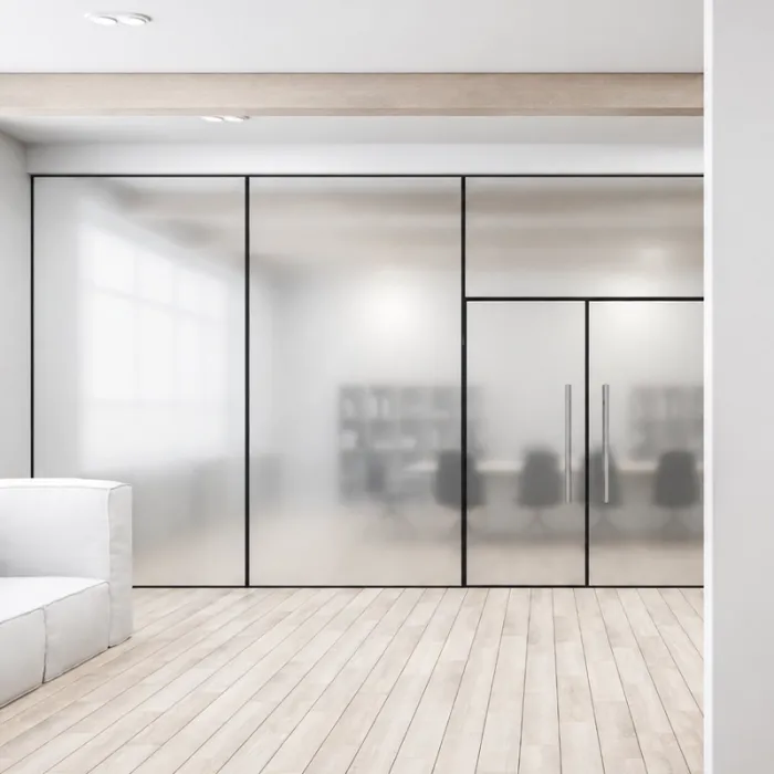 Folie Sablare Cu Efect Mat Aspect Inghetat, Lungime 5 m, Latime 1.52 m, Grosime 100 my, Aplicatie Interior-Folie Design