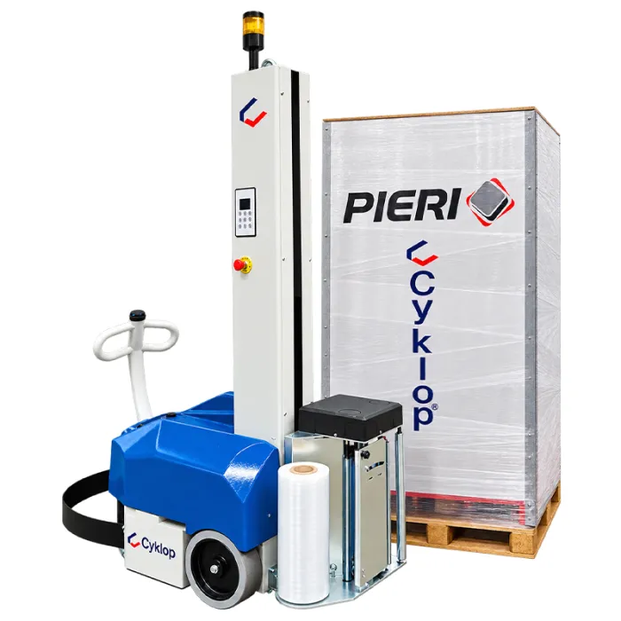 Robot Paletizare Cyklobot CPM1 Cu 1 Motor, Cyklop®-Masini De Infoliat Paleti - Cyklop® - German Brand