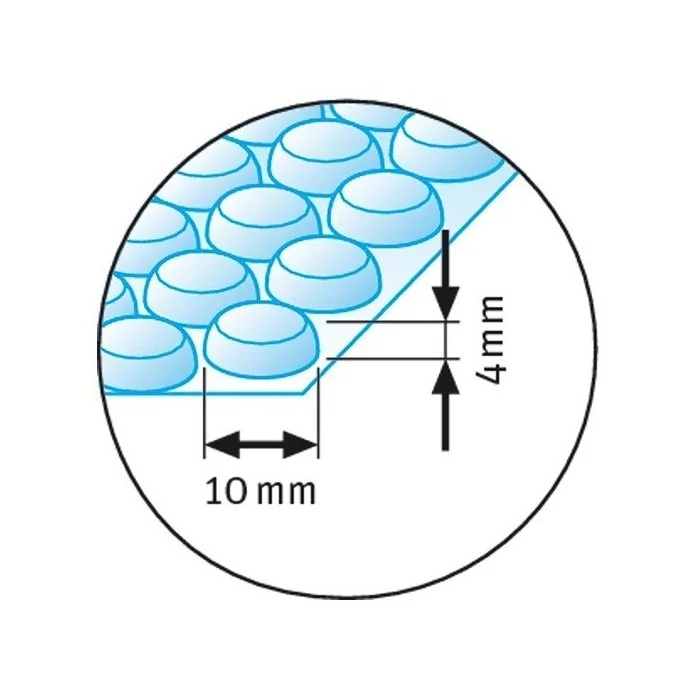 Folie Cu Bule De Aer VCI Latime 1000 mm, Lungime 100 m, Grosime 40 my, Greutate 12,5 kg, Culoare Albastru, Role/Pachet 25-Fol...