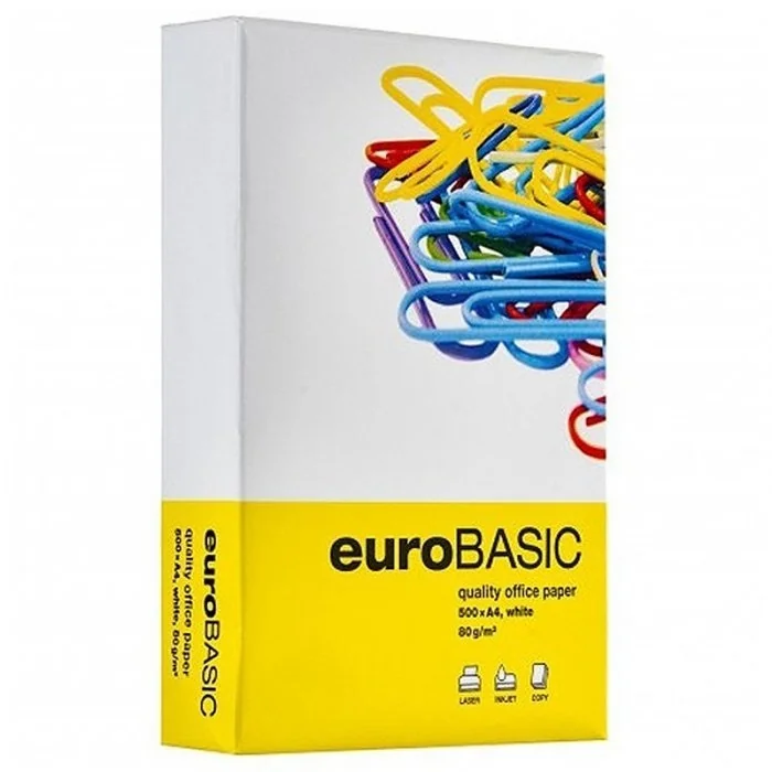 Hartie Copiator A4 Eurobasic, 80 g/mp, 500 coli/top-Produse