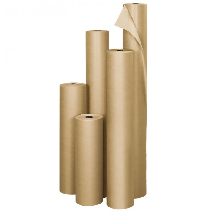 Hartie Kraft Pentru Constructii Latime 1350 mm, Densitate 80 g/mp, Greutate 25 kg/rola, Culoare Natur, Role/Pachet 1-Hartie P...