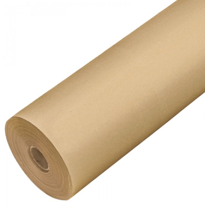 Hartie Kraft Pentru Constructii Latime 1350 mm, Densitate 80 g/mp, Greutate 25 kg/rola, Culoare Natur, Role/Pachet 1-Hartie P...