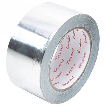Banda Adeziva Din Aluminiu 50 mm x 50 m x 50 my, Adeziv Cauciuc sintetic, Culoare Argintiu