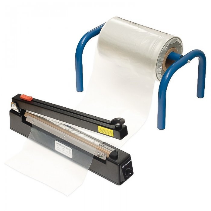 Dispenser Folie Polietilena Tubulara Latime 400 - 1050 mm, Greutate Maxima 40 kg, Aplicatie Folie tubulara, Culoare Albastru-...