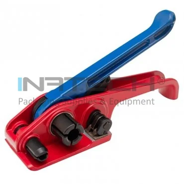 Cleste Pentru Legat Banda PP/PES 13-19 mm Latime Banda 13-19 mm, Utilizare Manuala, Material Otel, Tip Banda Banda PES, Culoare Rosu