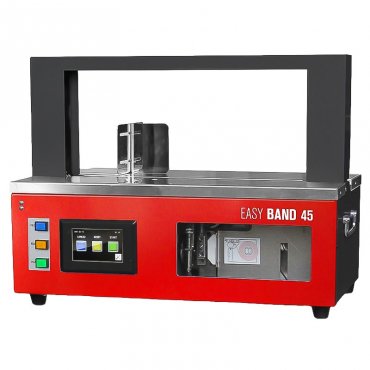 Masina De Legat Cu Banda Kraft, BOPP Easy Band 45 Viteza de Sigilare 25 cicluri/min, Latime Banda 29 mm, Tip Banda Kraft, PE, BOPP, Alimentare 230 V - 50/60 Hz, Dimensiune Max Cutie (mm) 460 x 200 mm