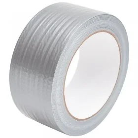 Banda Adeziva Duct Tape Silver Lungime 25 m, Adeziv Hot Melt, Latime Rola 48 mm, Culoare Argintiu-Benzi Adezive Uz Industrial