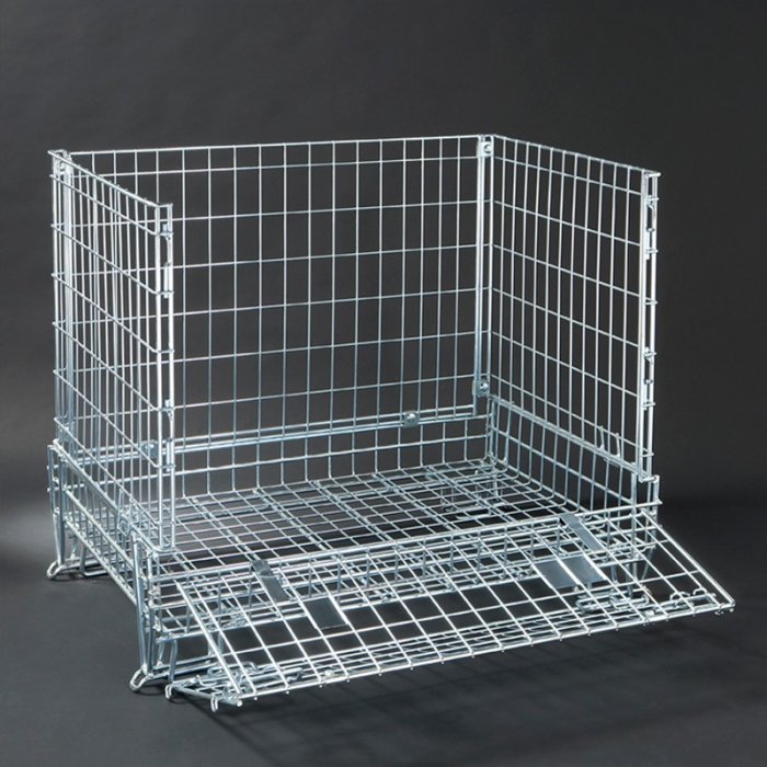 Boxpaleti Metalici Cu Picioare, Lungime 1200 mm, Latime 800 mm, Inaltime 1000 mm, Greutate 54 kg, Stivuibil DA, Incarcare opt...