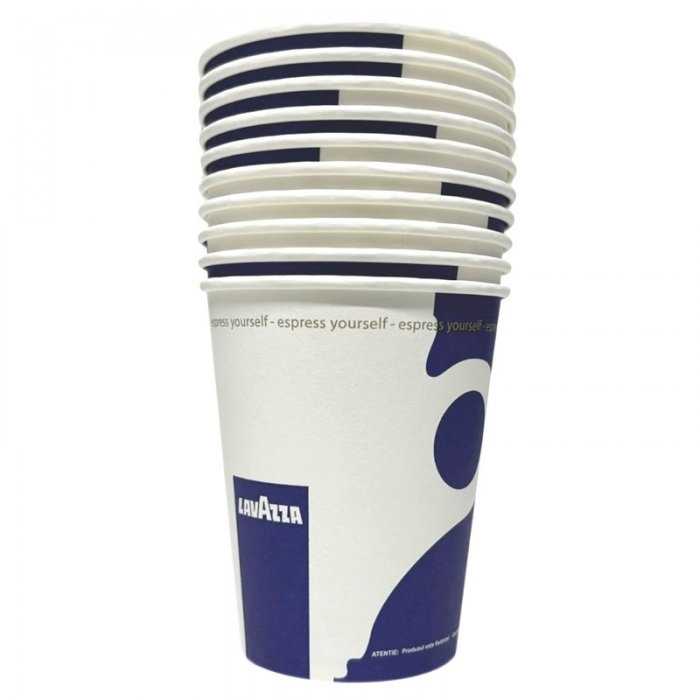 Pahar Carton 6.5 oz Pentru Aparate Automate, Imprimare Lavazza, Vending, 100 buc/set-Pahare Carton