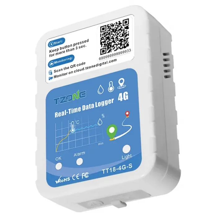 Termometru Digital TT18-4G-S - Monitorizare Temperatura Dimensiuni 90 X 64 X 27 mm, Greutate 138 gr-Termometre Digitale Pentr...