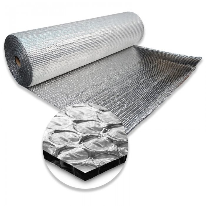 Folie Cu Bule Mici Aluminizata-Folie Cu Bule De Aer Mici