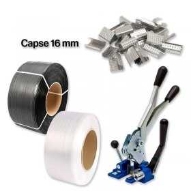 Pachet Aparat Legat Banda + Banda PP 16 mm + Capse 16 mm-Pachete PROMO