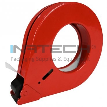 Dispenser Metalic Pentru Banda Adeziva 25 mm x 60 m Dimensiuni Banda mm/ 25 x 60 m, Utilizare Manuala, Material Metal, Culoare Rosu / Albastru