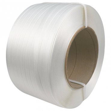 Banda PES Netesuta Compozit, Alb, 19 mm x 650 m, 600 kg, Tub 200 mm Lungime 650 m, Latime 19 mm, Rezistenta 600 kg, Culoare Alb, Diametru Tub 200 mm