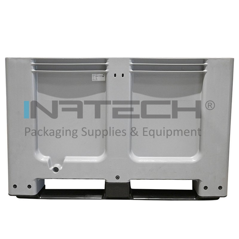 Boxpalet Plastic Cu Pereti Plini, 1200 x 1000 x 760 mm