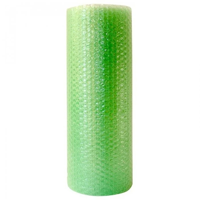 Folie Cu Bule Mari Eco Friendly Latime 600 mm, Lungime 25 m, Grosime 120 my, Culoare Verde-Folie Cu Bule De Aer Mari