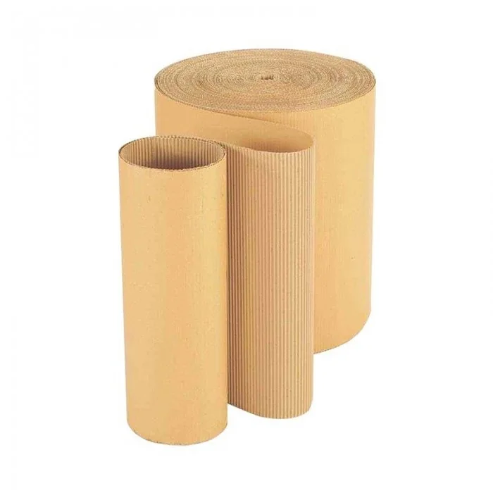 Rola Carton Ondulat Tip II (CO2) Lungime 23.8 m, Latime 1050 mm, Culoare Natur, Metri Patrati / Rola 25-Role Din Carton Ondulat