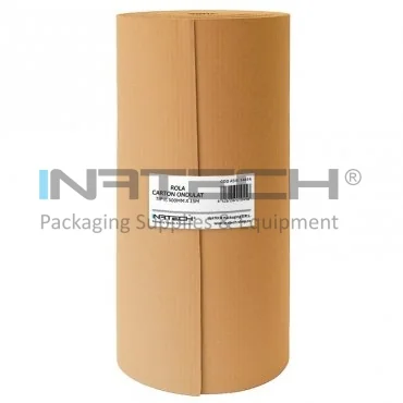Rola Carton Ondulat Tip II (CO2) Lungime 15 m, Latime 500 mm, Culoare Natur, Metri Patrati / Rola 7.5