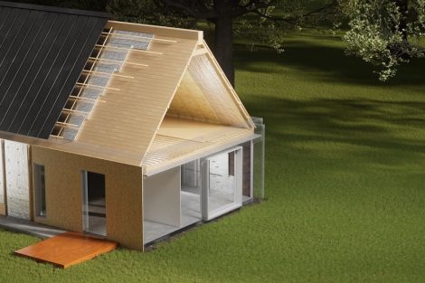 casa cu izolatie reflectiva