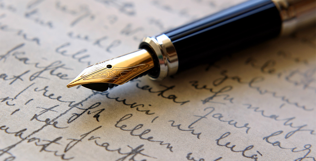 stilou cu penita de aur